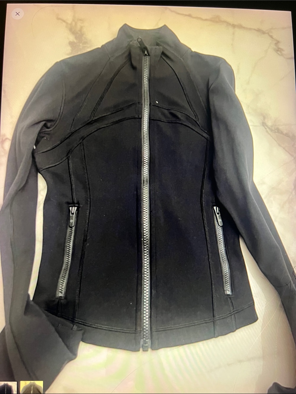 lululemon athletica Black Women's Bomber Zip Jacket